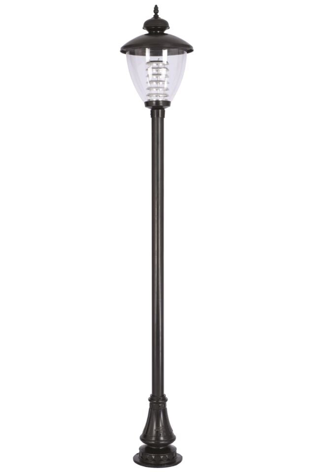 Bahçe Direkleri E27 12W 40cm Alüminyum Siyah Dorbien-BDR-68014-BSY