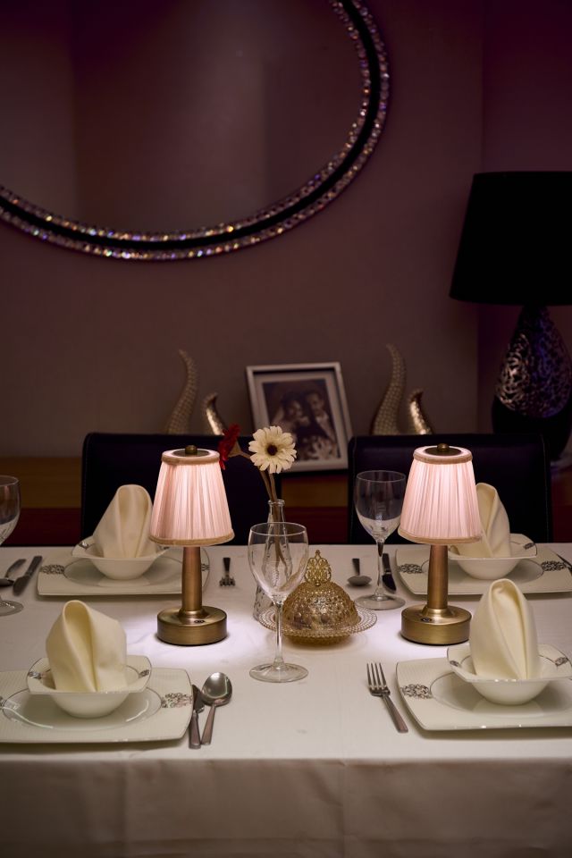Curtain Abajur LED 3W 13cm Metal Eskitme Avonni-ML-64008-E