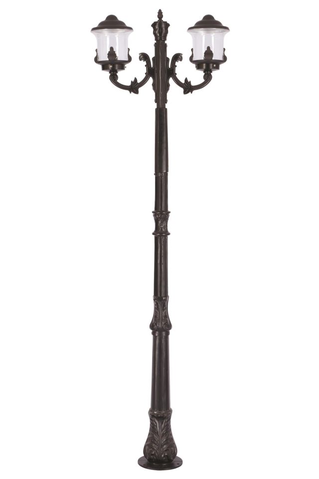 Bahçe Direkleri E27 24W 77cm Alüminyum Siyah Dorbien-BDR-68088-2BSY-M2-OP