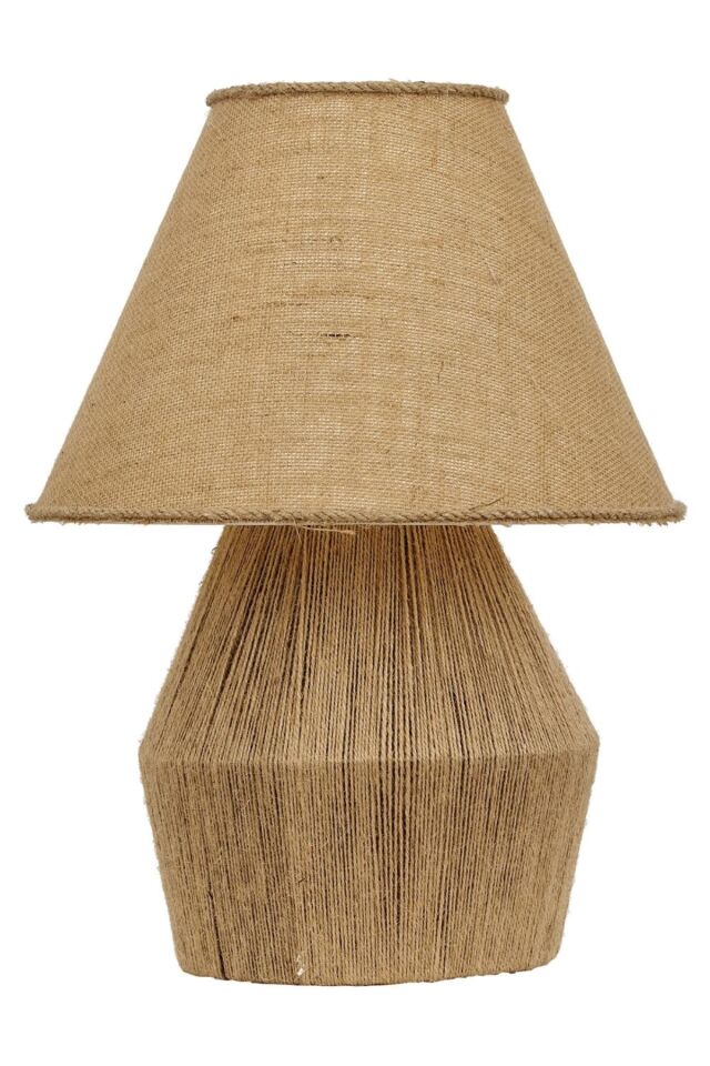 Nilo Abajur E27 12W 35cm Metal Kahverengi Avonni-ML-9131-M1