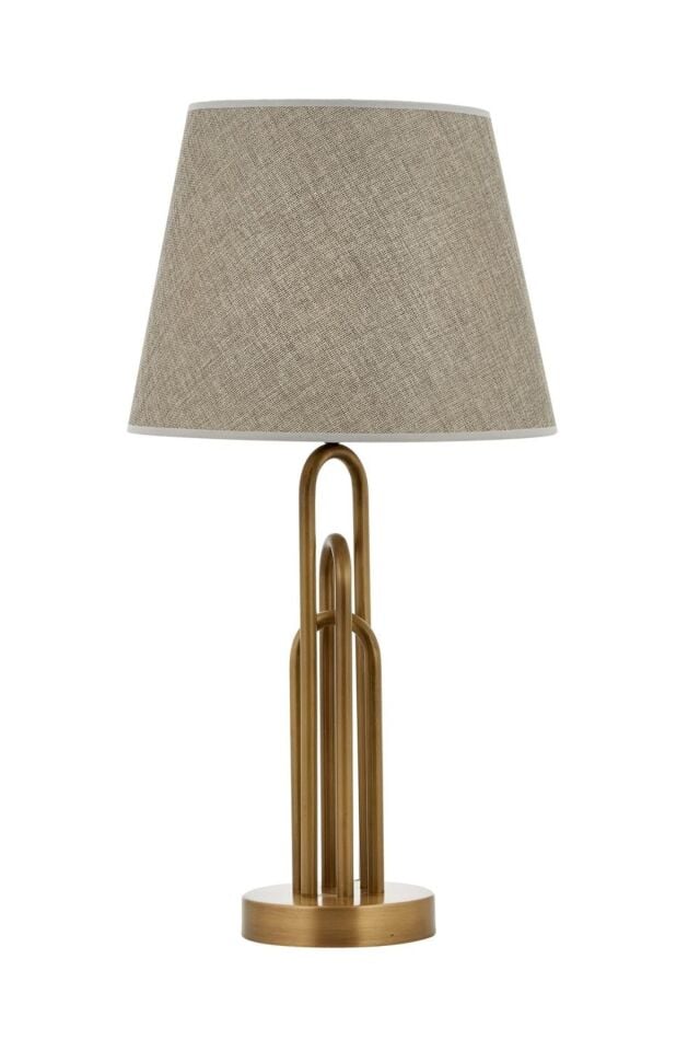 Rosie Abajur E27 12W 33cm Metal Eskitme Avonni-ML-9134-1E