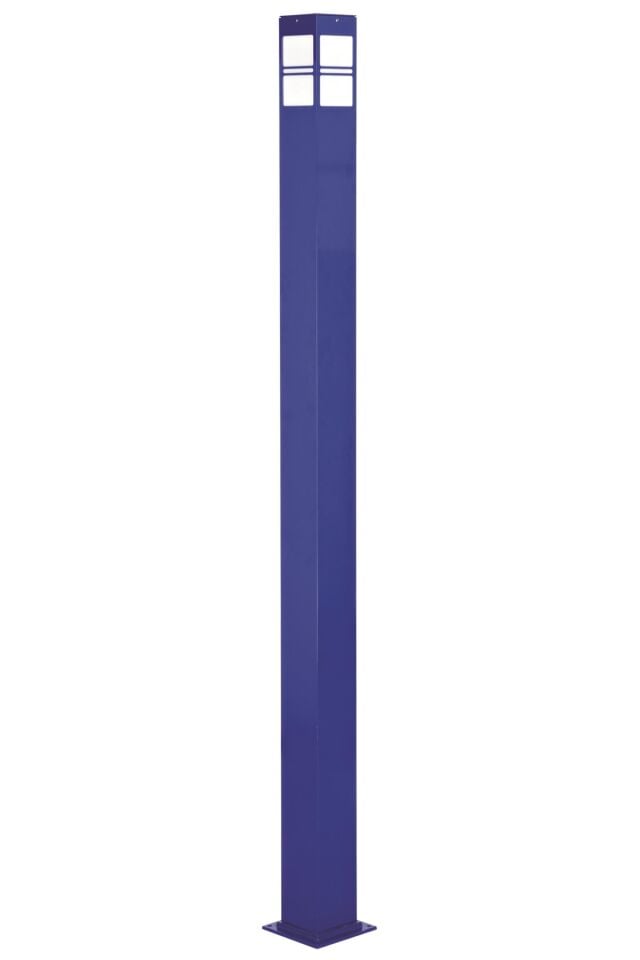 Bahçe Direkleri E27 12W 12cm Alüminyum Mavi Dorbien-BDR-68143-MV
