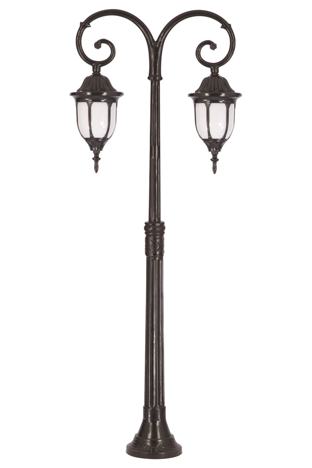 Bahçe Direkleri E27 24W 50cm Çelik Boru Siyah Dorbien-BDR-68177-2BSY-M1