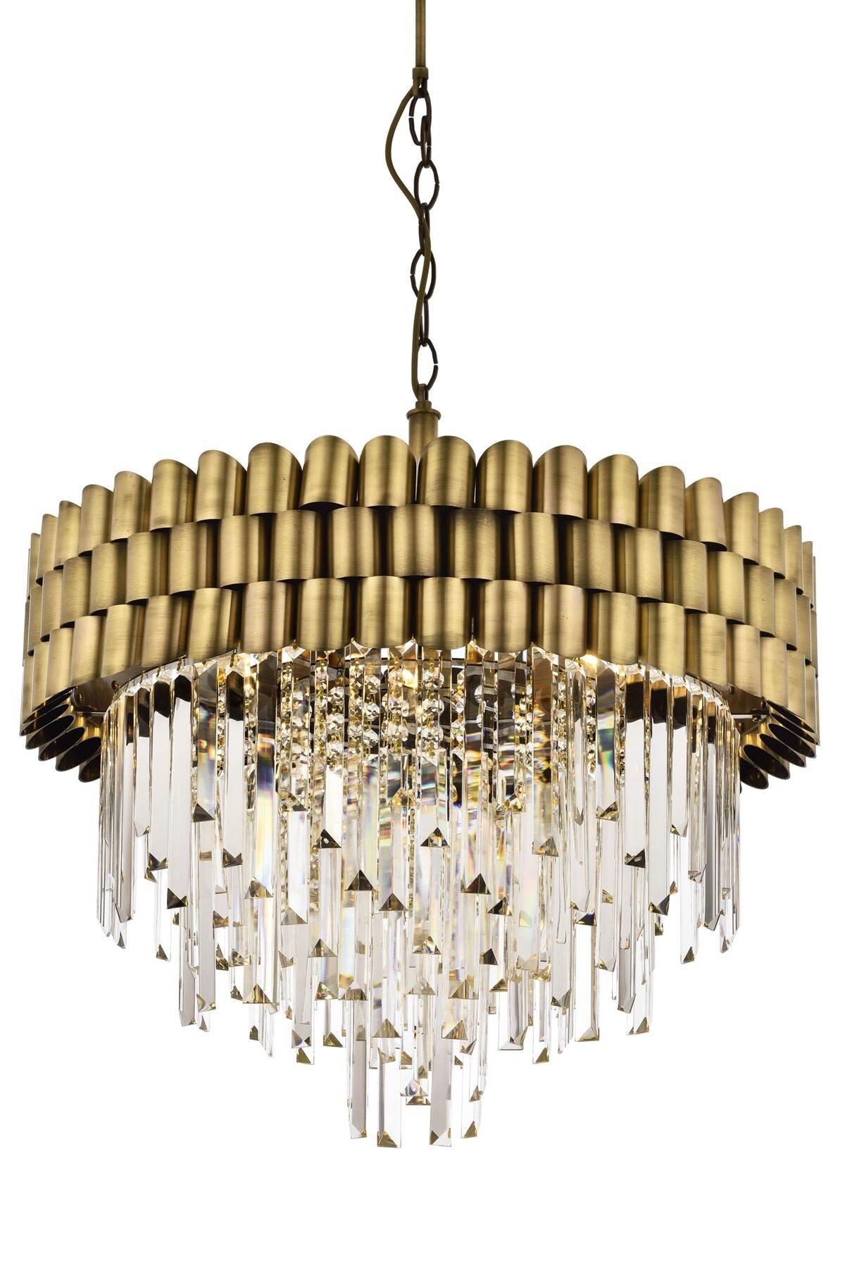 City Klasik Avize E27 72W 60cm Metal Eskitme Avonni-AV-1727-E60