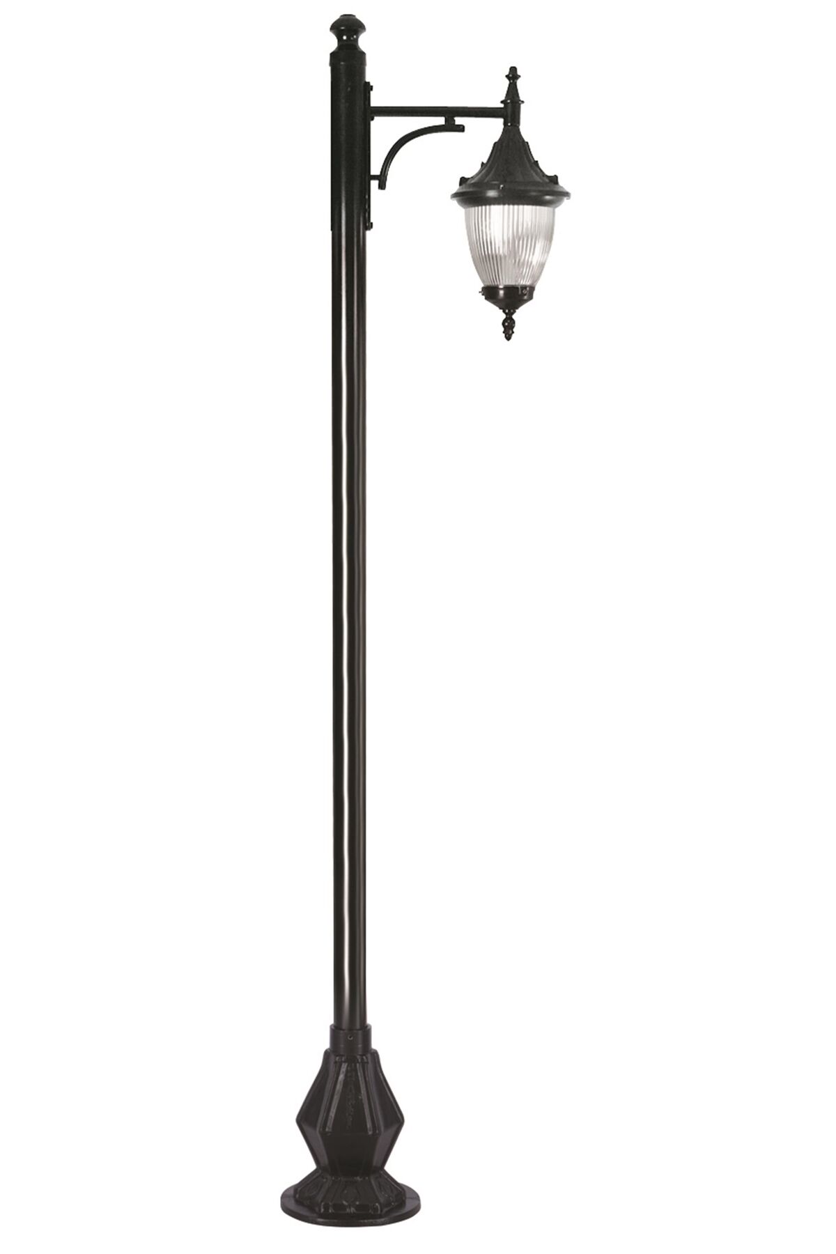 Bahçe Direkleri E27 12W 50x26cm Çelik Boru Siyah Dorbien-BDR-68186-1BSY-M3