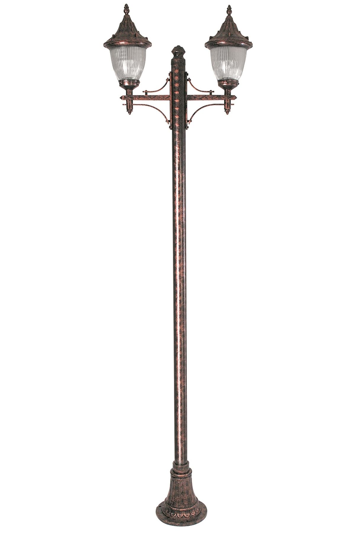 Bahçe Direkleri E27 24W 90x26cm Çelik Boru Kahverengi Dorbien-BDR-68186-2BKR-M3
