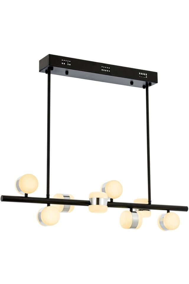 Roll Modern Avize LED 80W 90x15cm Metal Krom Avonni-AV-1770-8KY