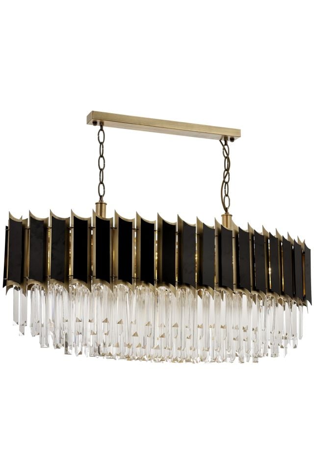 Hurricane Modern Avize E27 84W 110x35cm Metal Eskitme Avonni-AV-1790-E110X35