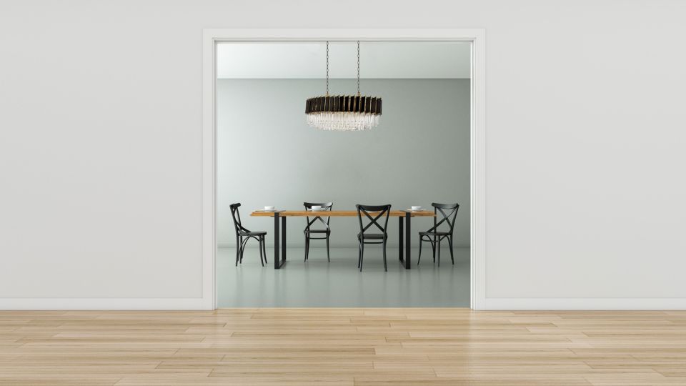 Hurricane Modern Avize E27 84W 110x35cm Metal Eskitme Avonni-AV-1790-E110X35