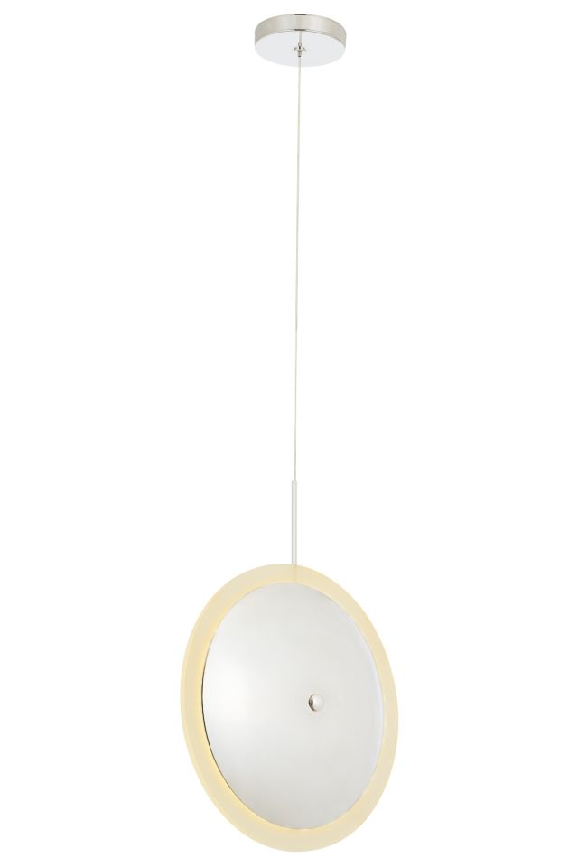 Cymbal Modern Avize LED 10W 31cm Metal Krom Avonni-AV-1846-1B-K