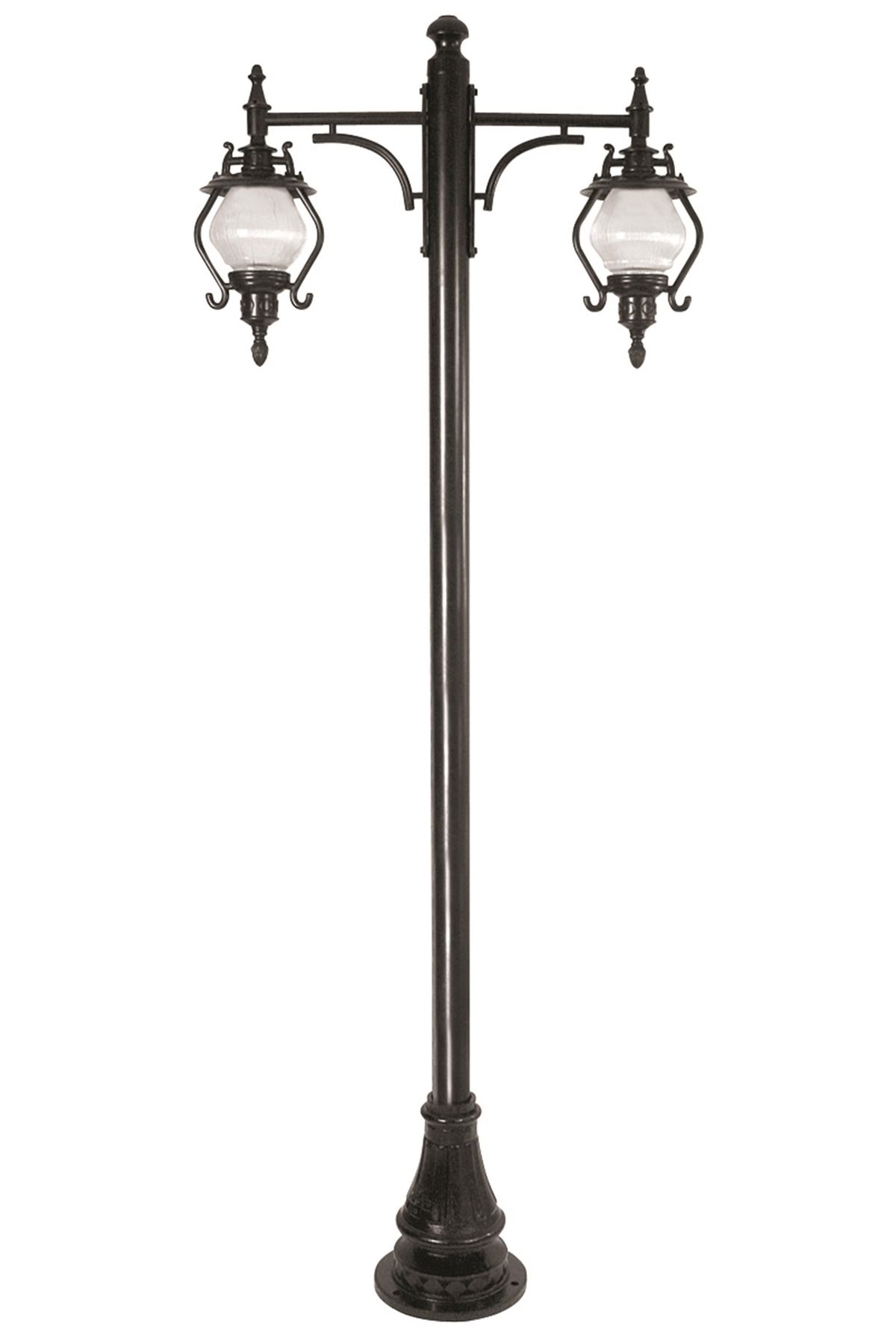 Bahçe Direkleri E27 24W 90x25cm Çelik Boru Siyah Dorbien-BDR-68205-2BSY-M4