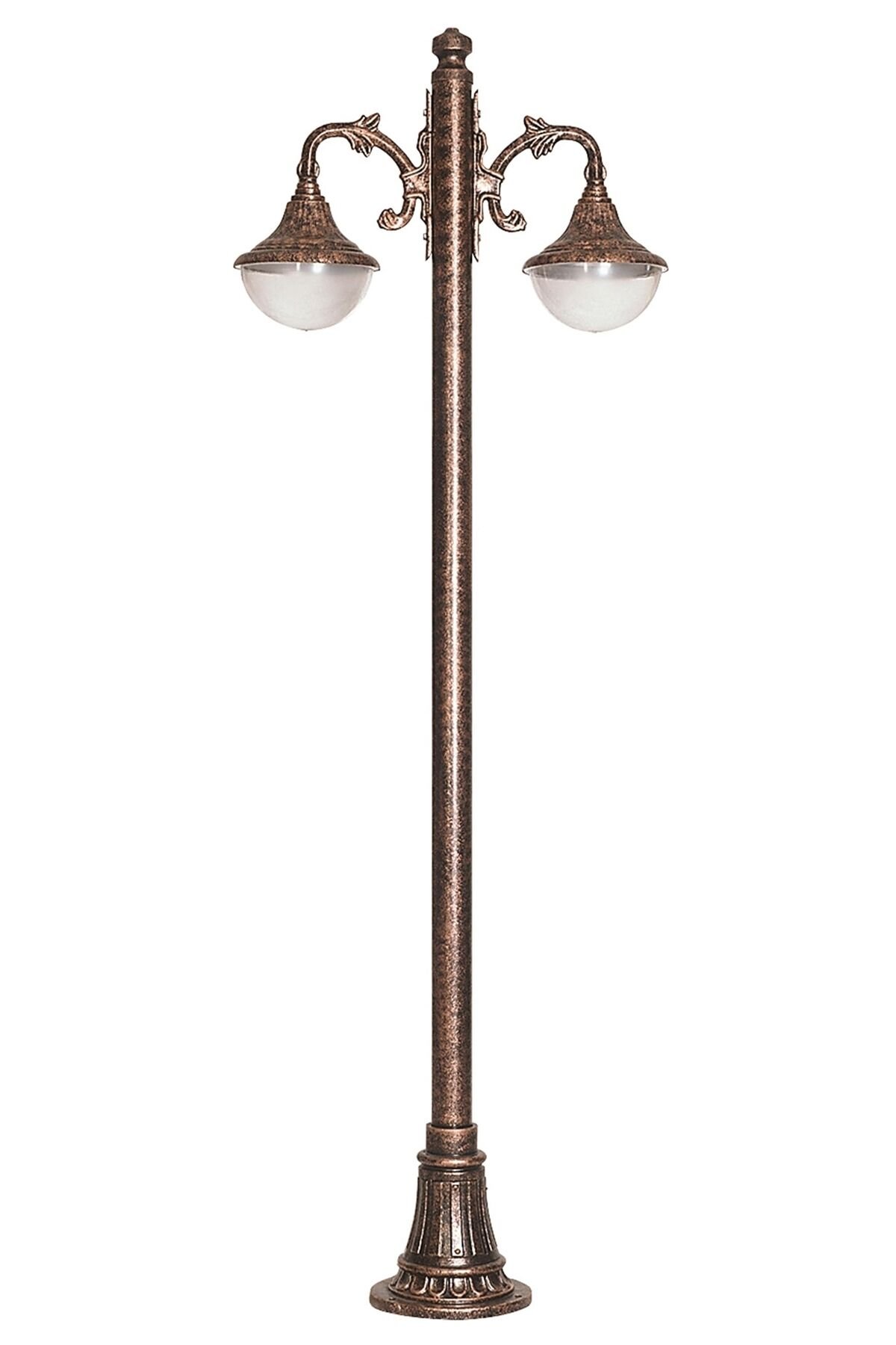 Bahçe Direkleri E27 24W 80x27cm Çelik Boru Kahverengi Dorbien-BDR-68207-2BKR