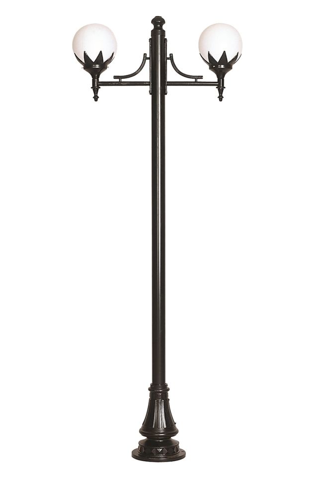 Bahçe Direkleri E27 24W 90x25cm Çelik Boru Siyah Dorbien-BDR-68209-2BSY-M1