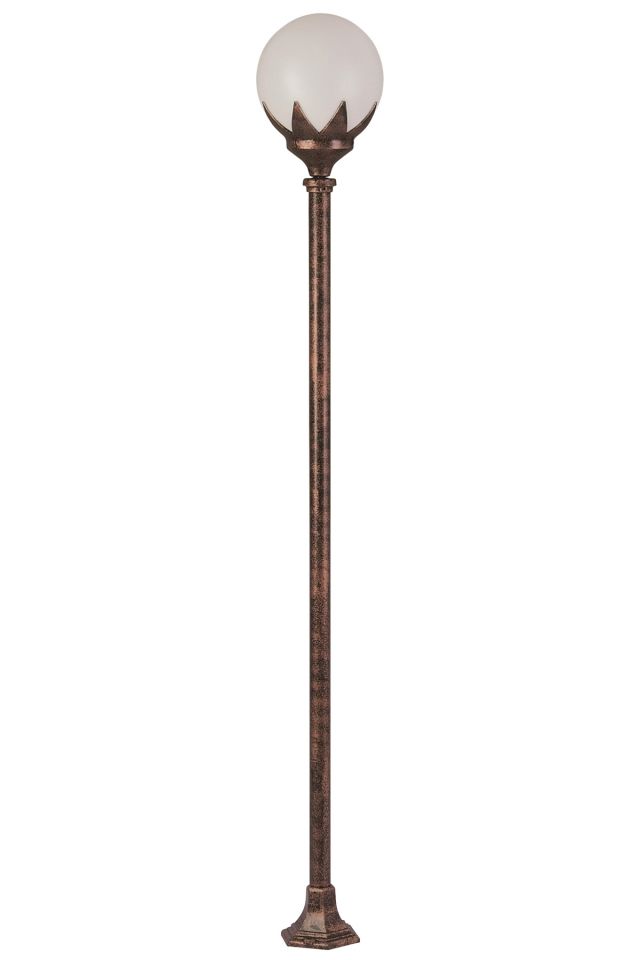 Bahçe Direkleri E27 12W 25cm Çelik Boru Kahverengi Dorbien-BDR-68209-BKR