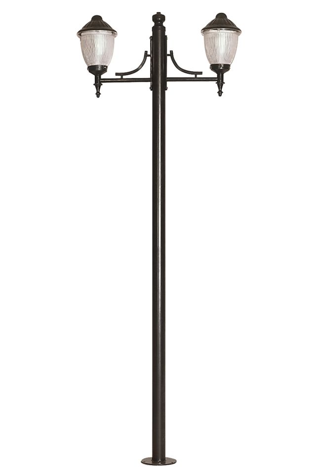 Bahçe Direkleri E27 24W 85x23cm Çelik Boru Siyah Dorbien-BDR-68210-2BSY-M3