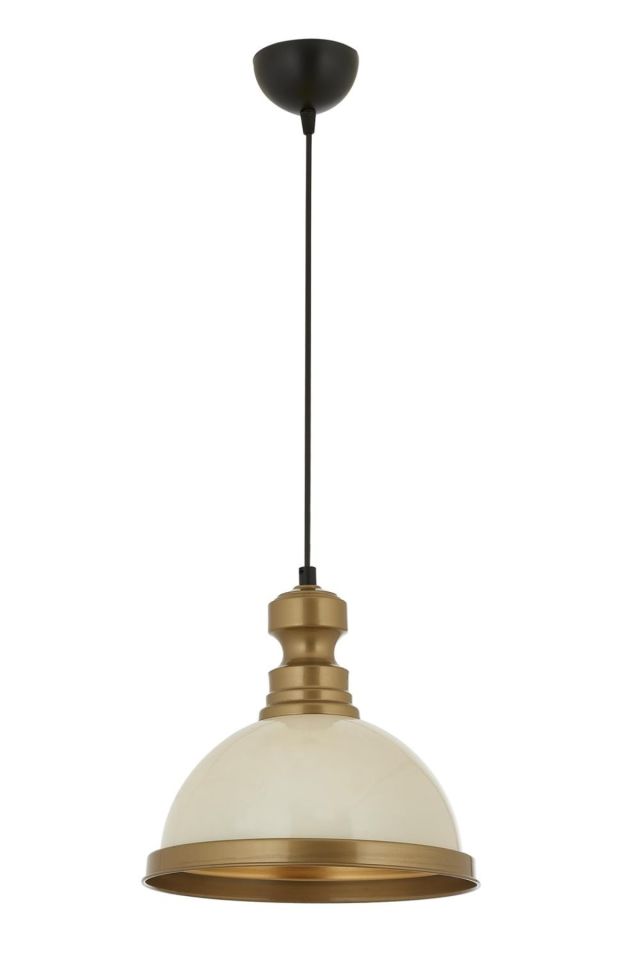 Akasya Modern Avize E27 12W 29cm Metal Beyaz Avonni-AV-4106-M31-BBY