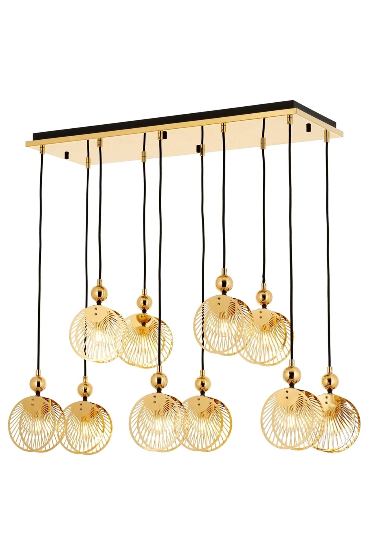 Gypsy Modern Avize E27 120W 85x30cm Metal Sarı Avonni-AV-4317-S30X85
