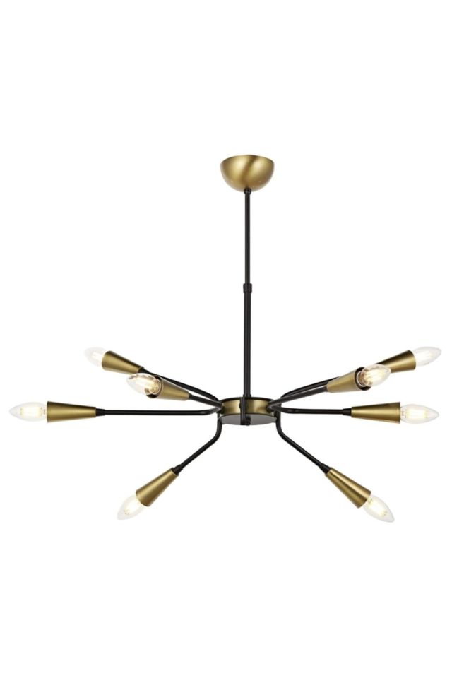 Işın Modern Avize E14 48W 55cm Metal Eskitme Dorbien-AV-4332-8E