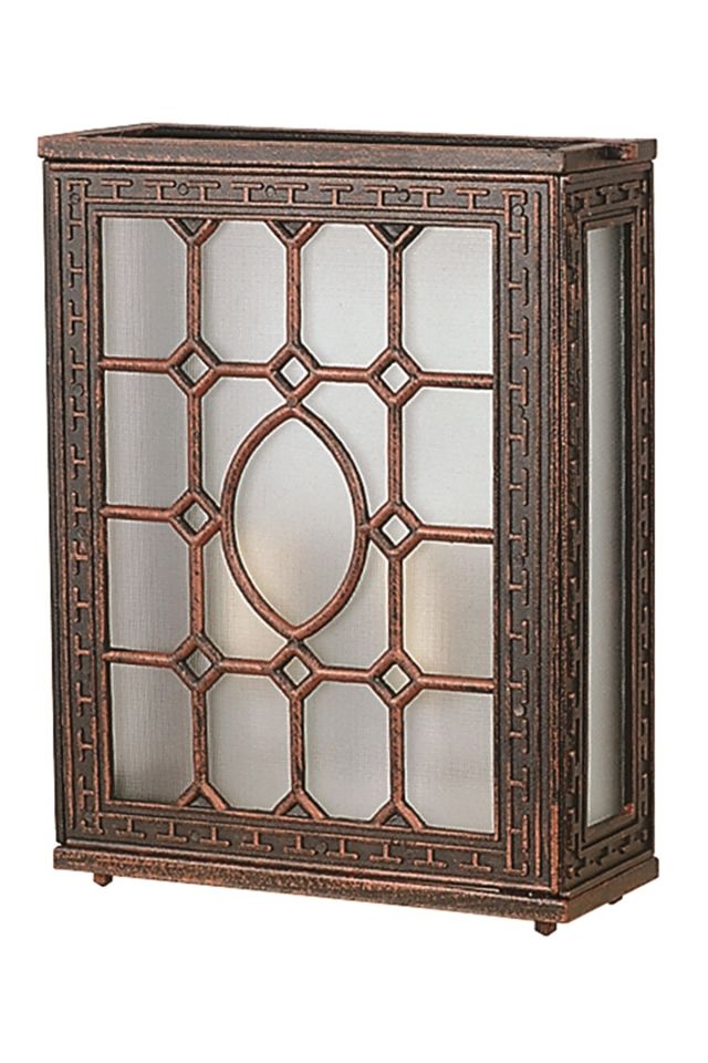 Bahçe Fenerleri E27 12W 20cm Alüminyum Kahverengi Dorbien-BFE-68065-BKR-M3-OP