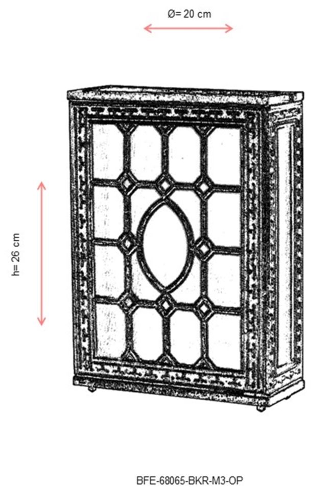 Bahçe Fenerleri E27 12W 20cm Alüminyum Kahverengi Dorbien-BFE-68065-BKR-M3-OP