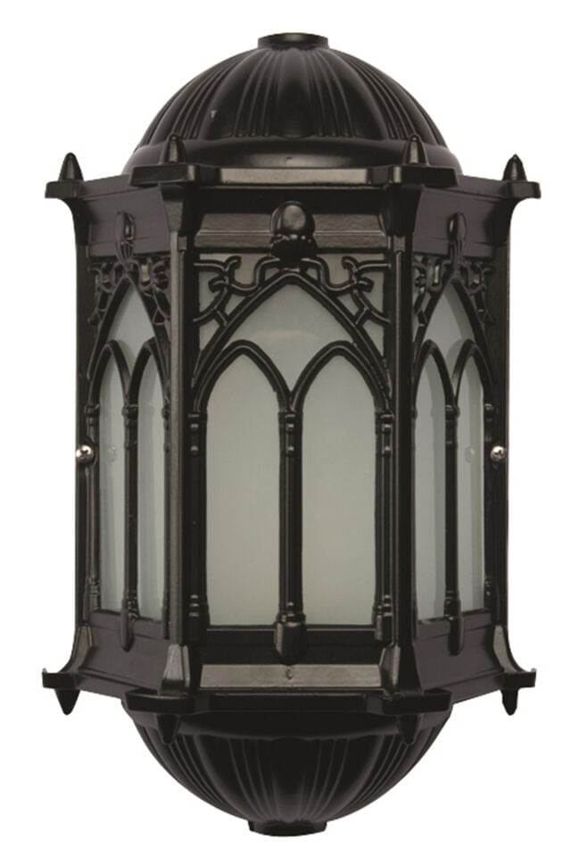 Bahçe Fenerleri E27 12W 20x10cm Alüminyum Siyah Dorbien-BFE-68067-BSY-OP