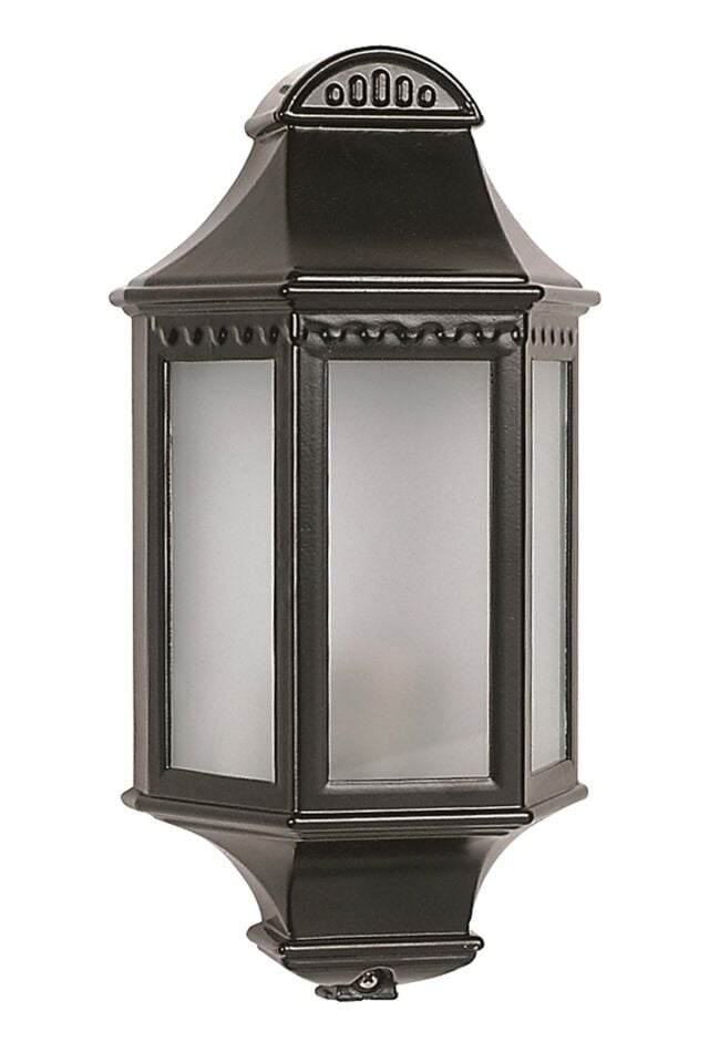 Bahçe Fenerleri E27 12W 17x10cm Alüminyum Siyah Dorbien-BFE-68068-BSY-OP