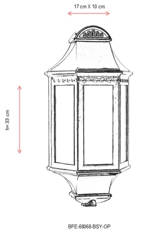 Bahçe Fenerleri E27 12W 17x10cm Alüminyum Siyah Dorbien-BFE-68068-BSY-OP