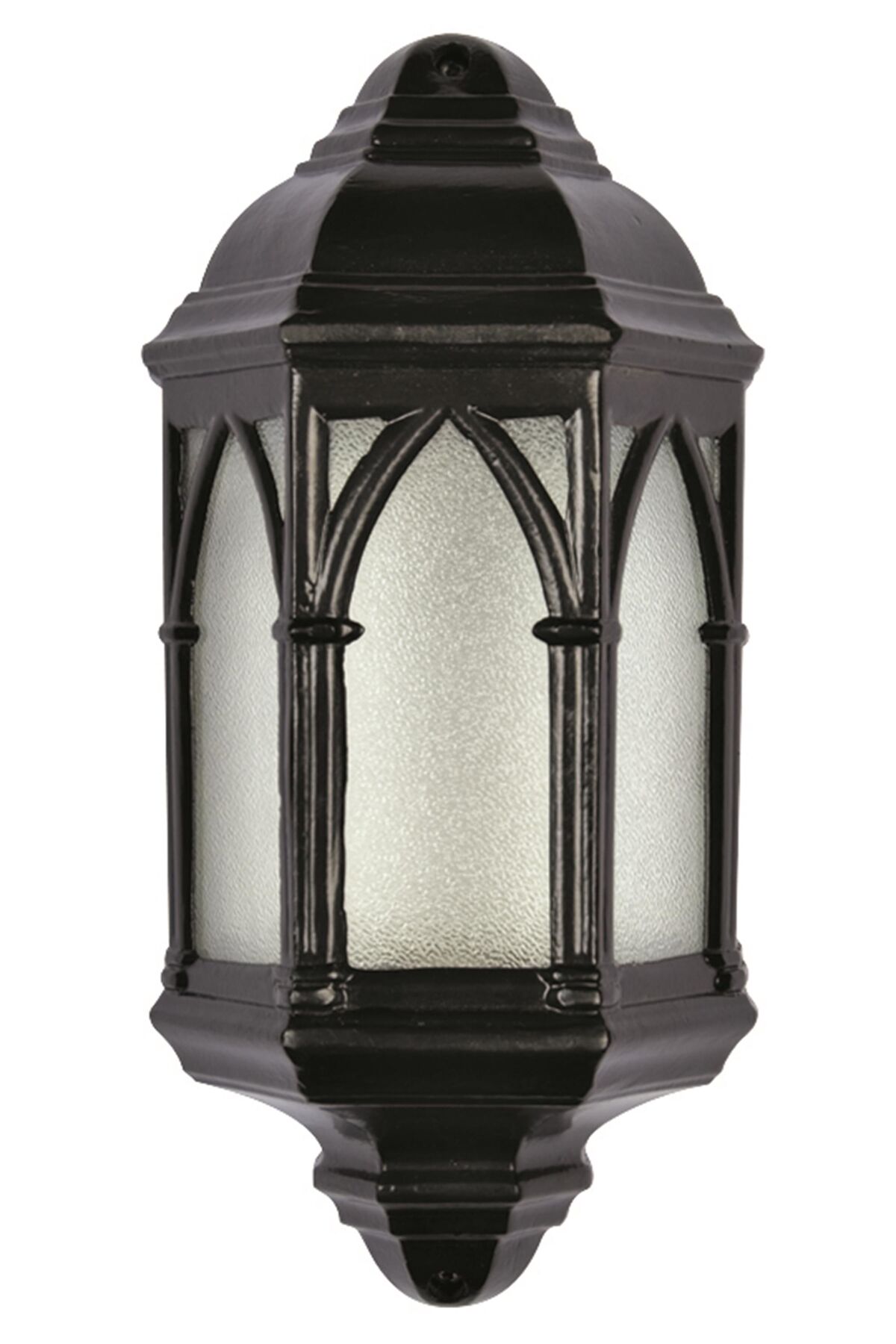 Bahçe Fenerleri E27 12W 17cm Alüminyum Siyah Dorbien-BFE-68070-BSY-OP