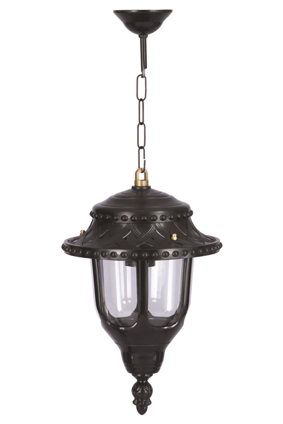 Bahçe Fenerleri E27 12W 25cm ABS Siyah Dorbien-BFE-68180-BSY