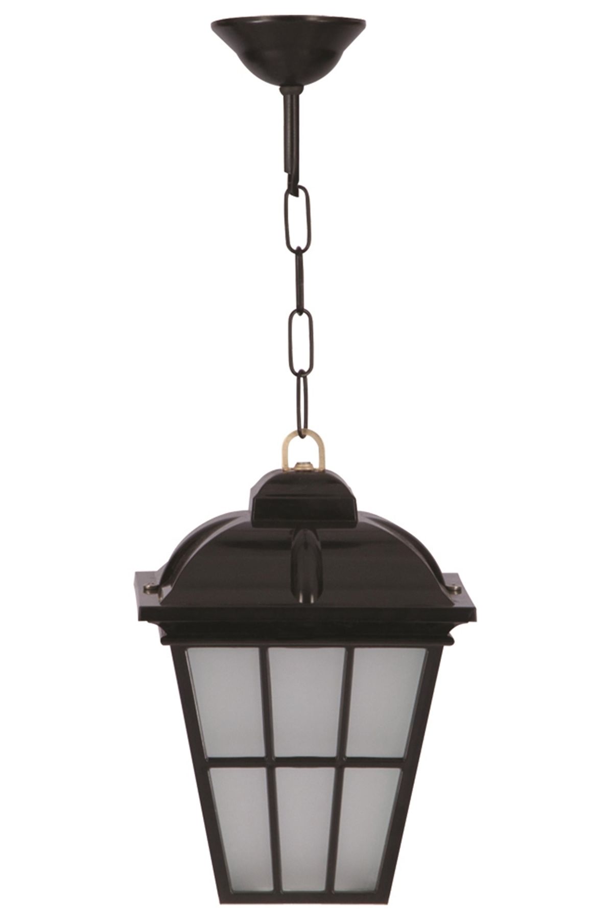 Bahçe Fenerleri E27 12W 20cm ABS Siyah Dorbien-BFE-68183-BSY