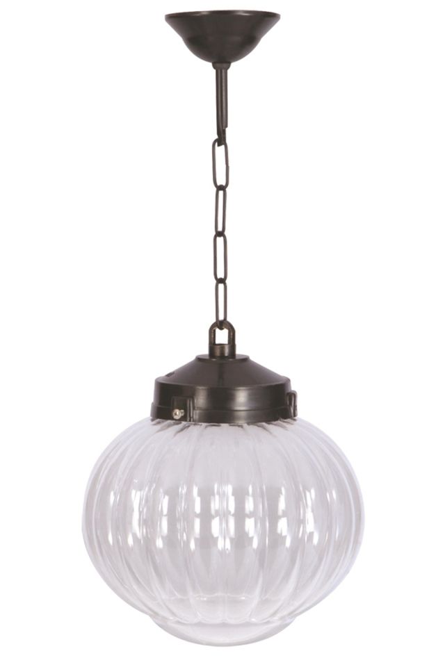 Bahçe Fenerleri E27 12W 23cm ABS Siyah Dorbien-BFE-68187-BSY
