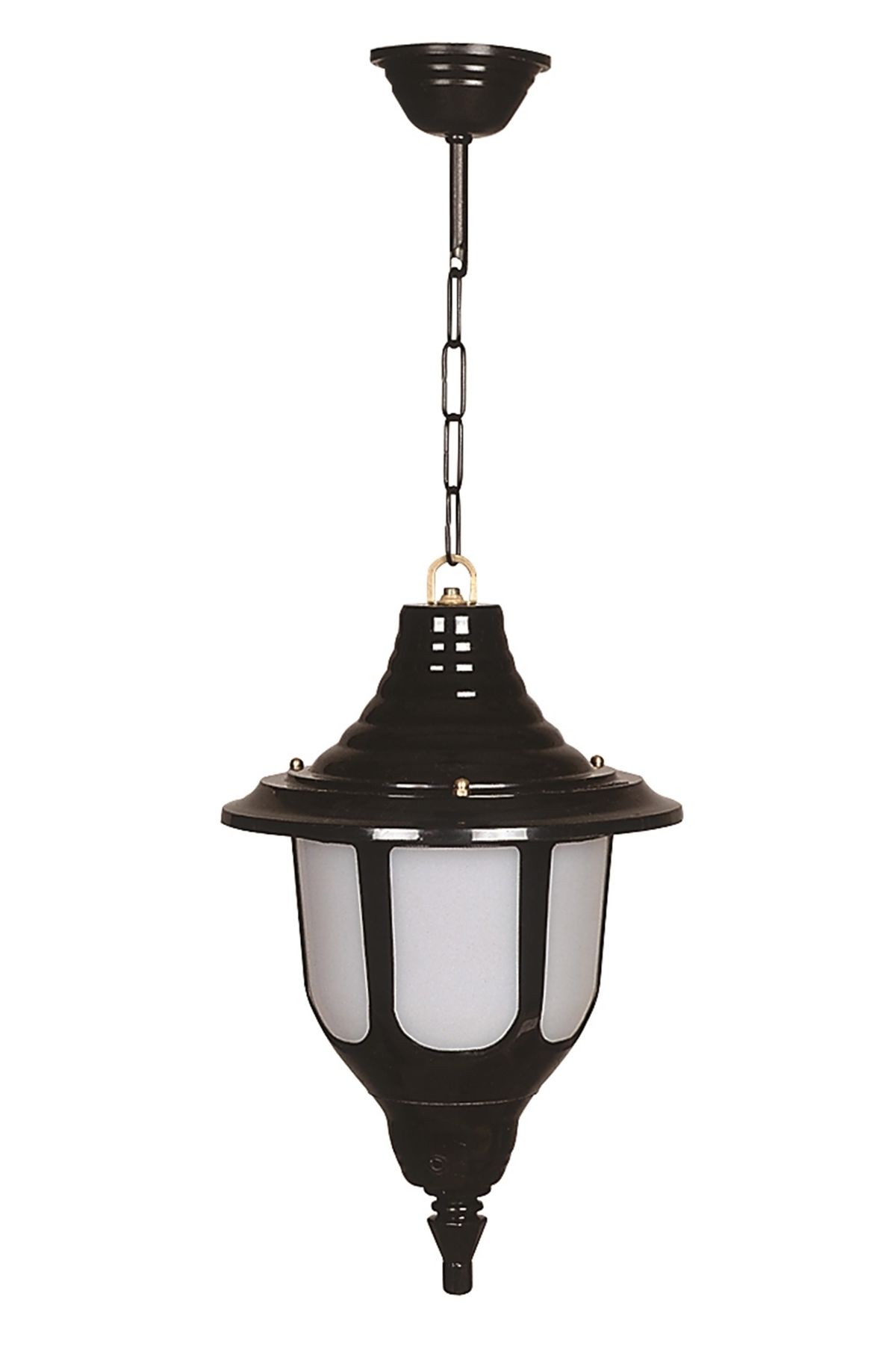 Bahçe Fenerleri E27 12W 24cm ABS Siyah Dorbien-BFE-68190-BSY