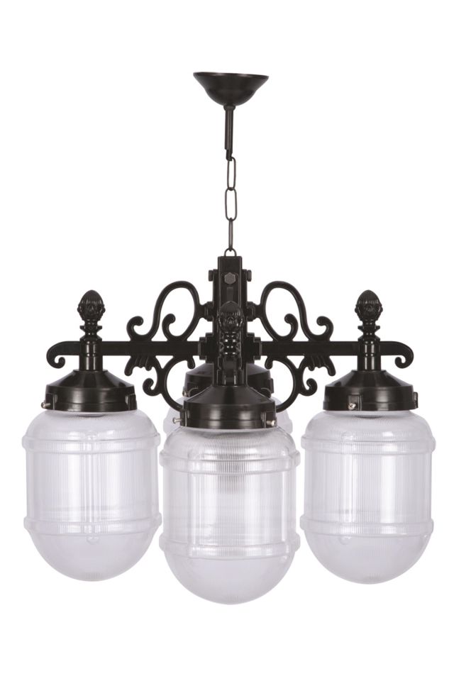 Bahçe Fenerleri E27 48W 55cm ABS Siyah Dorbien-BFE-68193-4BSY