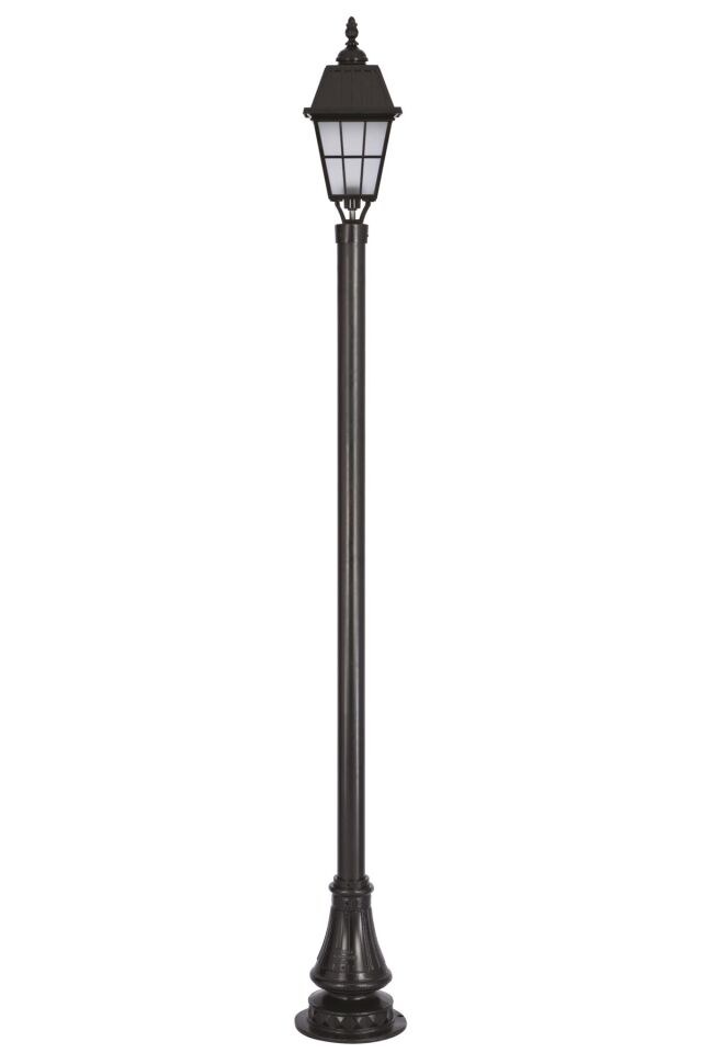 Bahçe Direkleri E27 12W 30cm Alüminyum Siyah Dorbien-BDR-68033-1BSY-OP