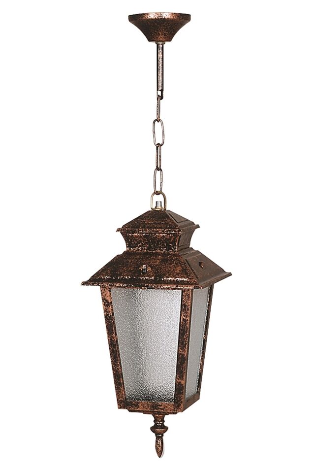 Bahçe Fenerleri E27 12W 18cm ABS Kahverengi Dorbien-BFE-68211-BKR