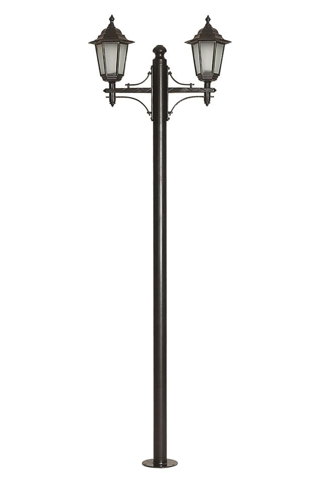Bahçe Direkleri E27 24W 75x25cm Alüminyum Sarı/Siyah Dorbien-BDR-68054-2BSY-M3-OP