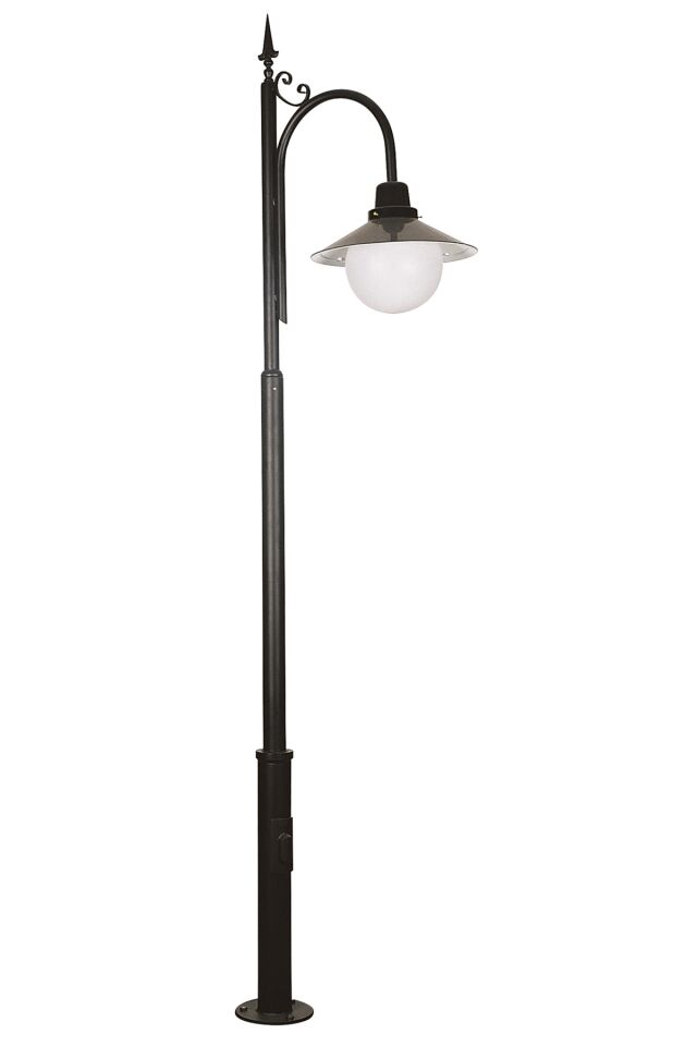 Bahçe Direkleri E27 12W 60cm Alüminyum Siyah Dorbien-BDR-68090-1BSY-OP