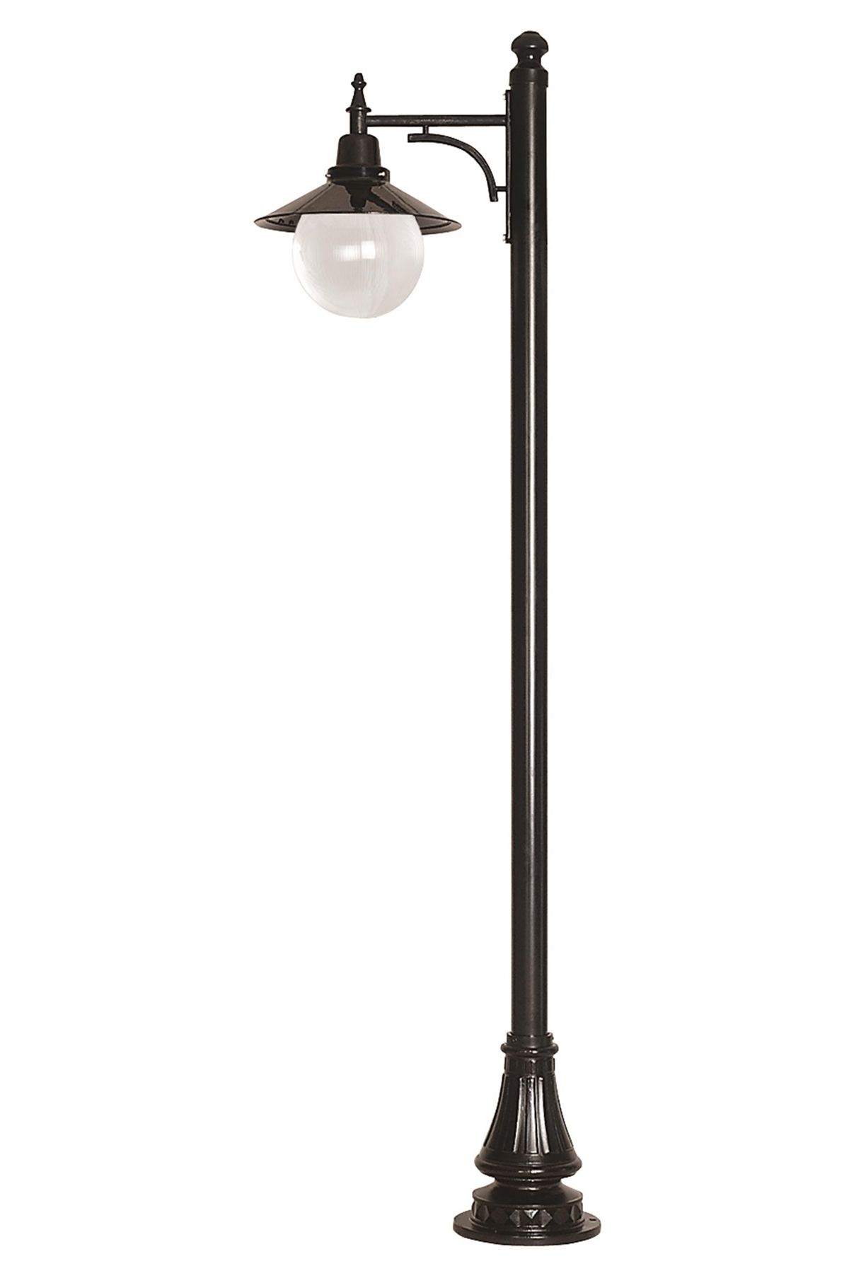 Bahçe Direkleri E27 12W 60cm Alüminyum Siyah Dorbien-BDR-68093-1BSY-M1