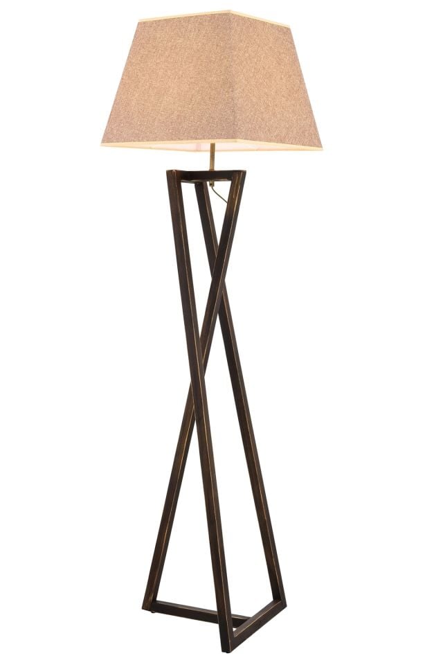 Layla Lambader E27 12W 45x45cm Metal Eskitme Avonni-HLM-9017-1E