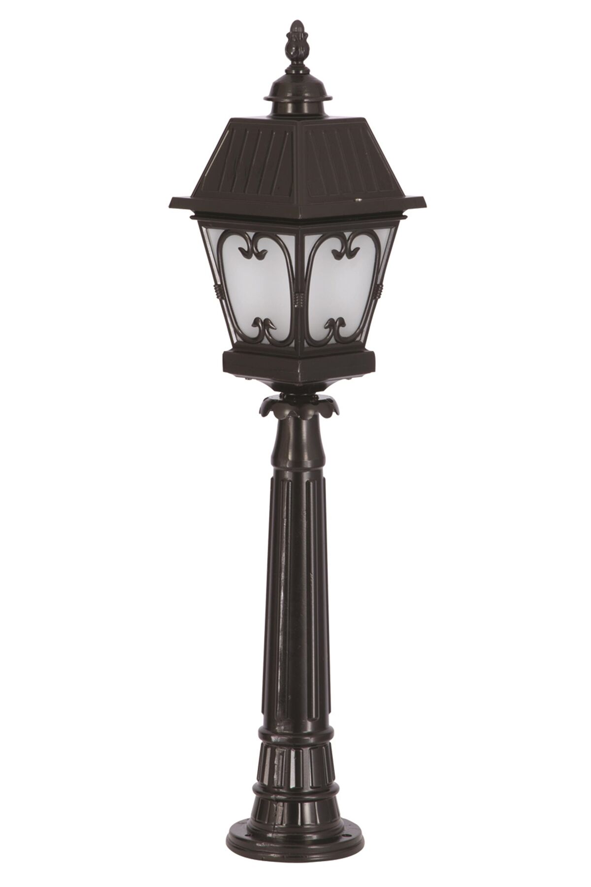 Bahçe Set Üstü Aydınlatma E27 12W 23cm Alüminyum Siyah Dorbien-BSU-68040-BSY-M1-OP