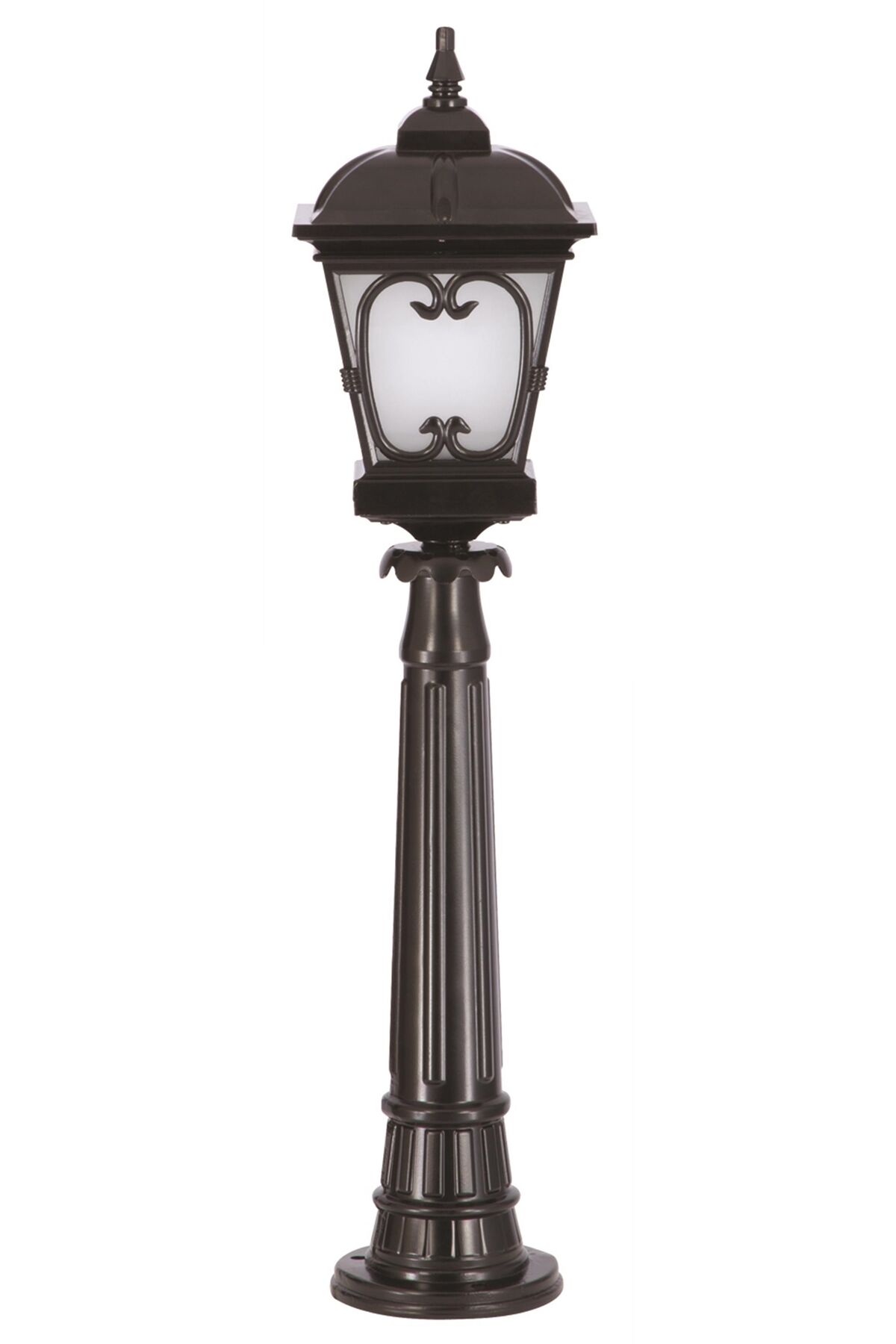 Bahçe Set Üstü Aydınlatma E27 12W 23cm Alüminyum Siyah Dorbien-BSU-68044-BSY-M1-OP