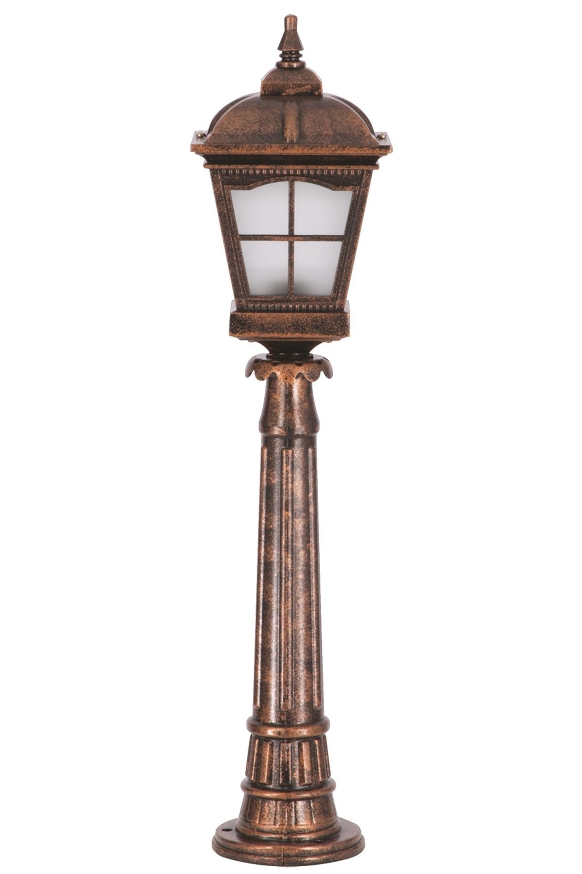 Bahçe Set Üstü Aydınlatma E27 12W 23cm Alüminyum Kahverengi Dorbien-BSU-68045-BKR-OP
