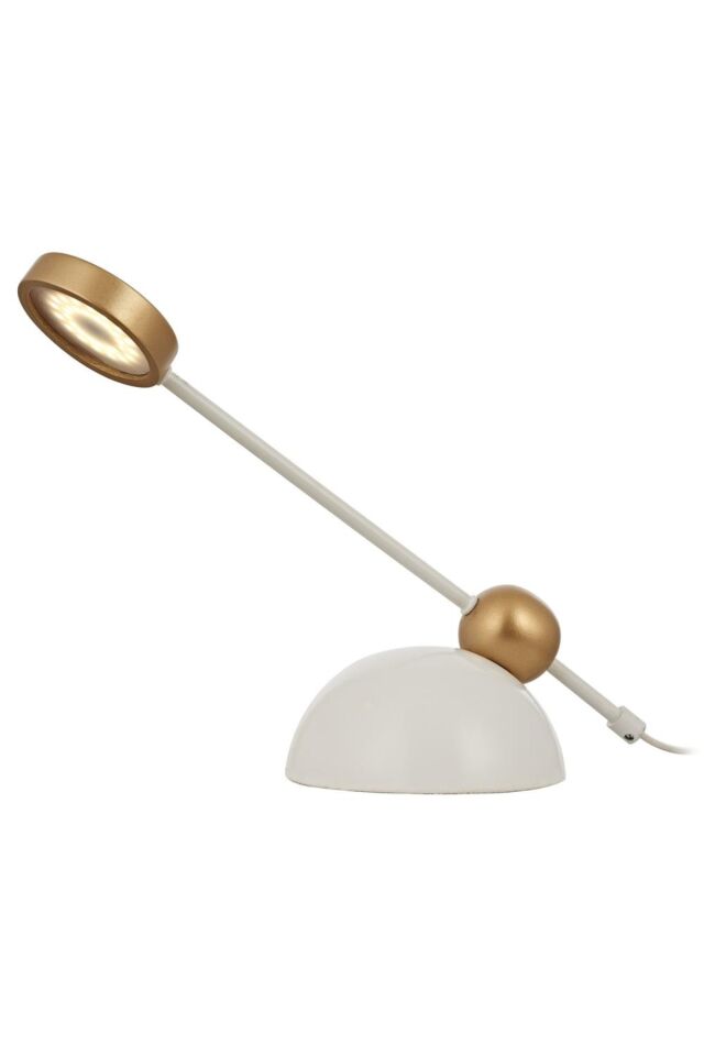 Ant Çalışma Masası Lambası LED 5W 45x15cm Metal Sarı Avonni-ML-64009-BSA-BY
