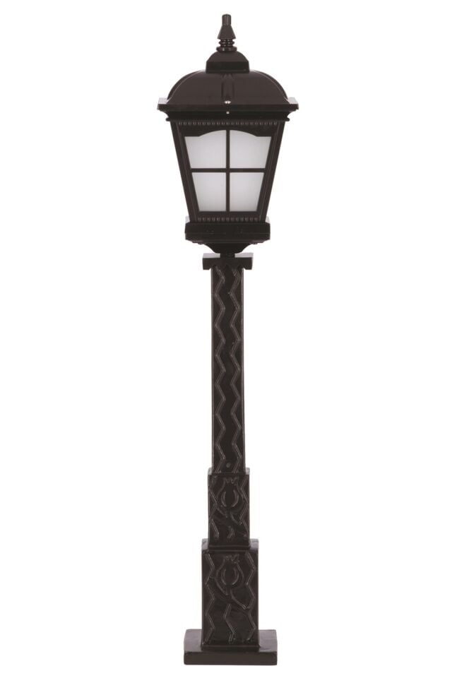 Bahçe Set Üstü Aydınlatma E27 12W 23cm Alüminyum Siyah Dorbien-BSU-68045-BSY-M2-OP