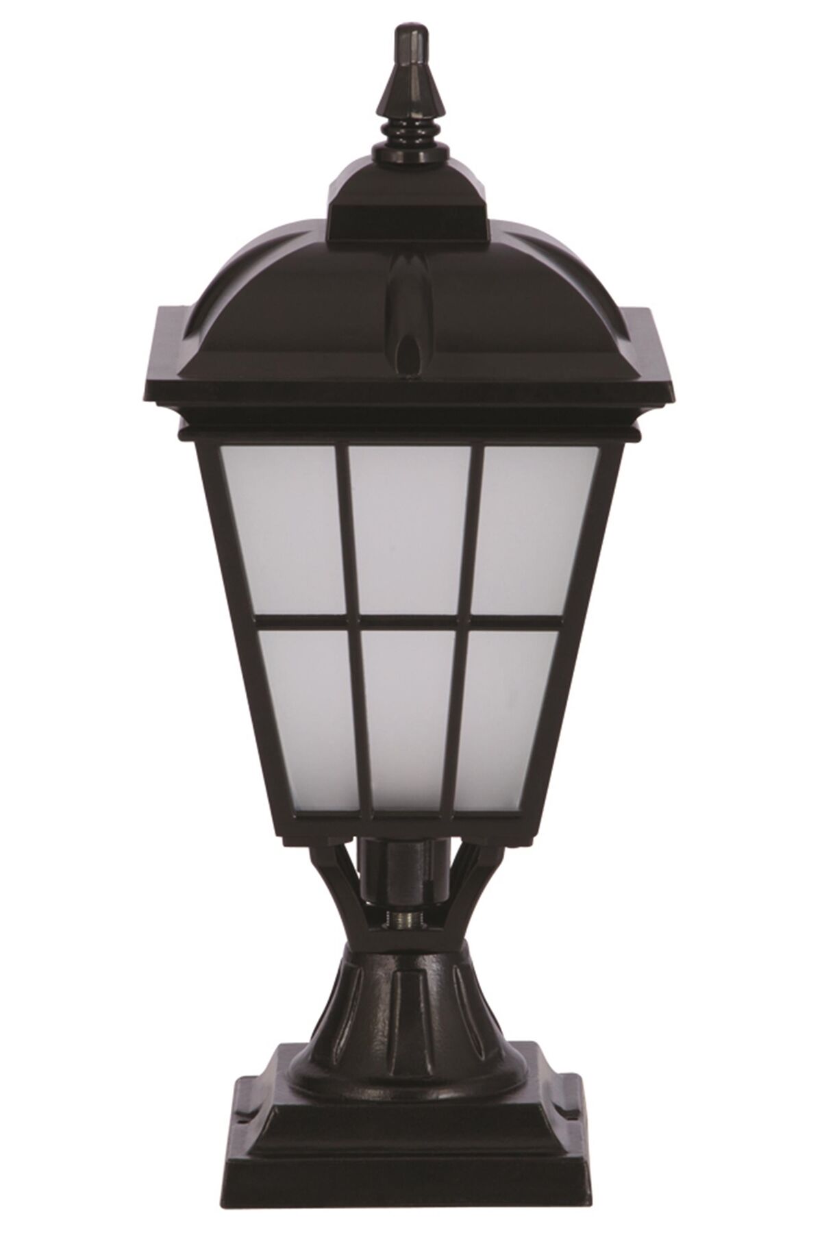 Bahçe Set Üstü Aydınlatma E27 12W 23cm Alüminyum Siyah Dorbien-BSU-68046-BSY-M1-OP