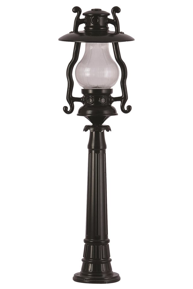 Bahçe Set Üstü Aydınlatma E27 12W 30cm Alüminyum Siyah Dorbien-BSU-68047-BSY-BOP