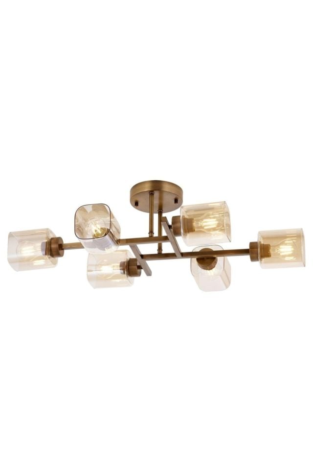Karma Modern Avize E27 72W 80x40cm Metal Eskitme Avonni-AR-1836-6E