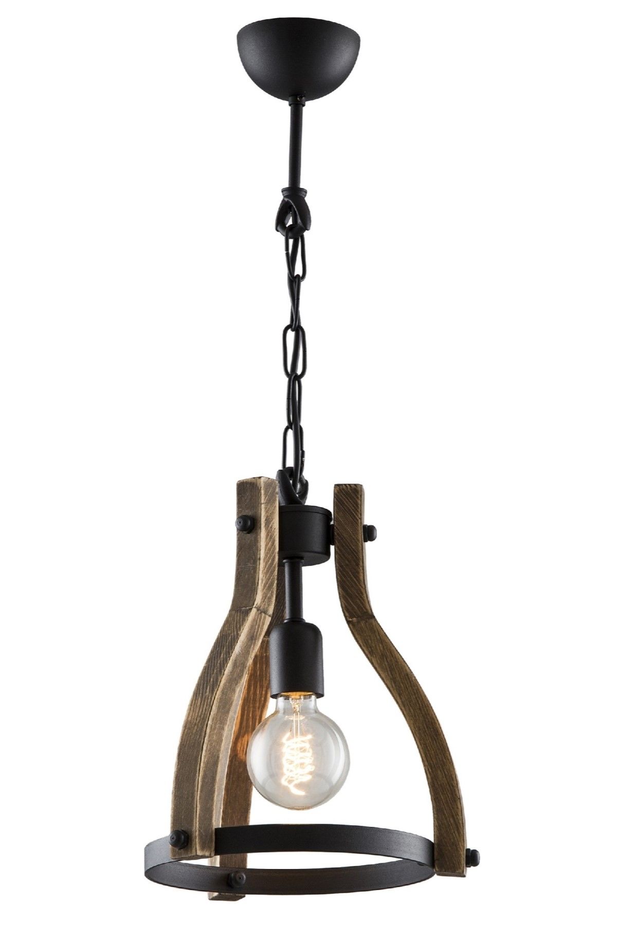 Bella Modern Avize E27 12W 26cm Metal Siyah Avonni-AV-1599-1BSY