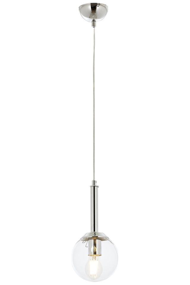 Ada Modern Avize E27 12W 15cm Metal Krom Avonni-AV-1781-1K