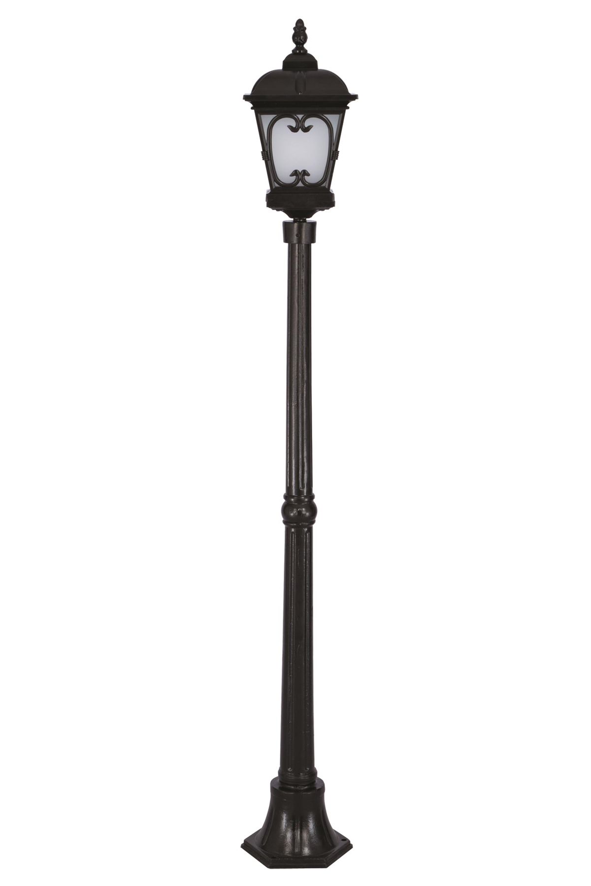 Bahçe Direkleri E27 12W 23cm Alüminyum Siyah Dorbien-BDR-68044-1BSY-M1-OP